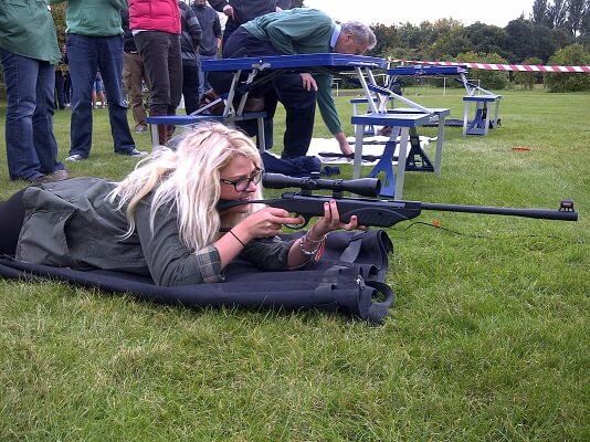 shooting fun with air rifle
